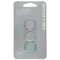Hillman Key Ring, Purple, Blue and Green, Metal, Split Rings/Cable Rings, 5 PK 700000 - alternate 2